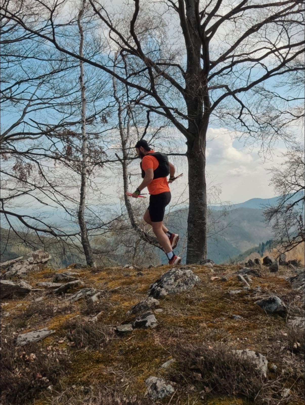 Andrei alergând la Maratonul Internațional Sibiu